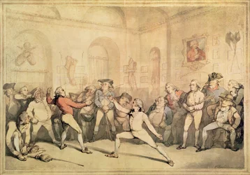 アンジェロのフェンシングルーム、パブ。 1787（印刷）